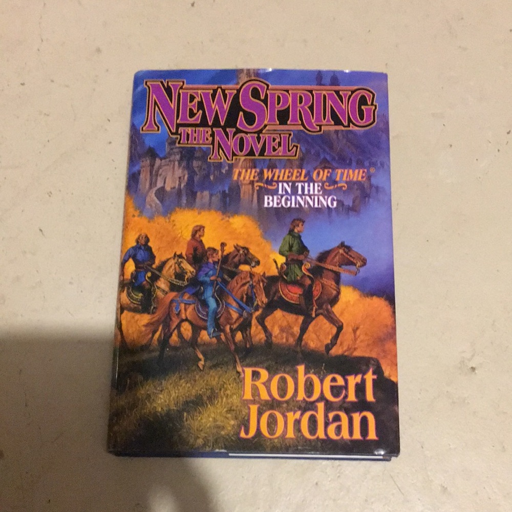 New Spring Hardcover Book - Blue & Orange